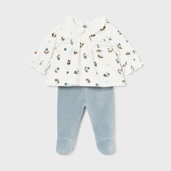 Completo 2 pezzi ciniglia neonata Mayoral