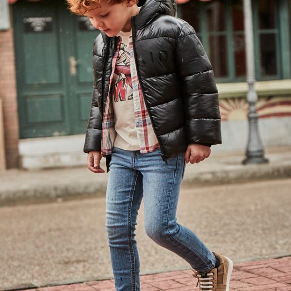 Jeans slim fit lavaggio medio bambino