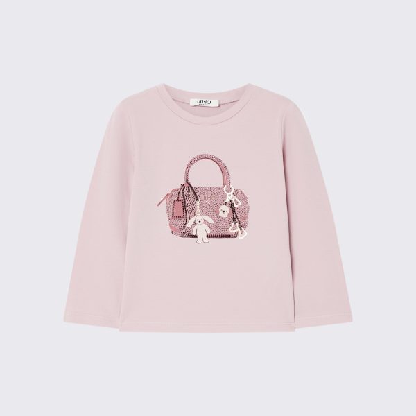 Maglietta rosa borsetta Liujo